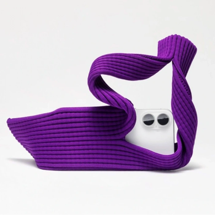 Zore Pocket Örgülü Cep Telefonu Taşıma Askısı