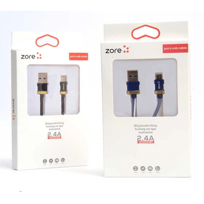 Zore Poro Type-C Usb Kablo 1M