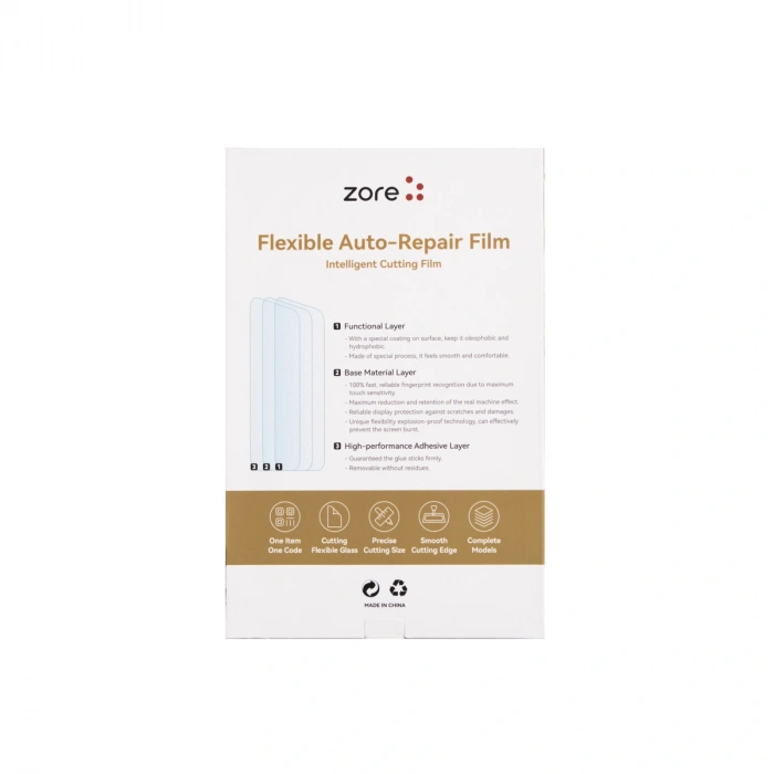 Zore Special Edition EPU Auto-Repair Clear Ekran Koruyucu 196mmx125mm 50 Adet