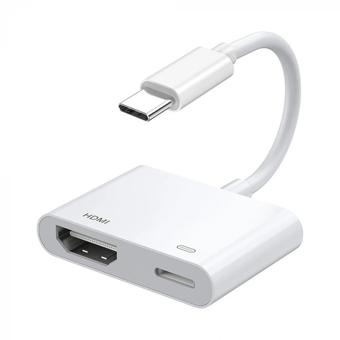 Zore Type-C to Type-C PD100W + HDMI 4K@30Hz 2in1 Adaptör