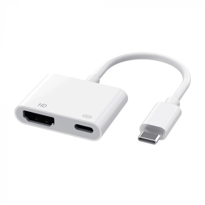 Zore Type-C to Type-C PD100W + HDMI 4K@30Hz 2in1 Adaptör