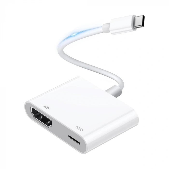 Zore Type-C to Type-C PD100W + HDMI 4K@30Hz 2in1 Adaptör