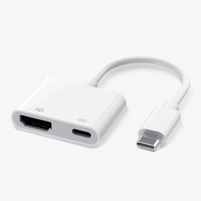 Zore Type-C to Type-C PD100W + HDMI 4K@30Hz 2in1 Adaptör