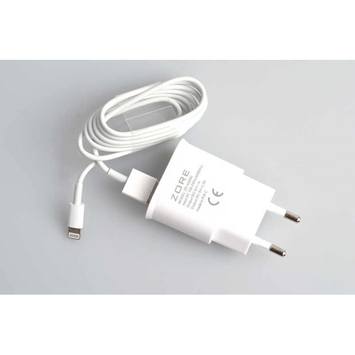 Zore ZR-A2000 2 Usb li Lightning Ev Şarj Seti