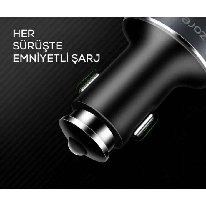 Zore ZR-C502 2+2 Araç Şarj Seti