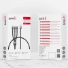 ​Zore Shira Serisi 3in1 USB Kablo 30cm