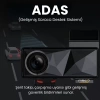 Mieco A11 Wifi 4K UHD GPS Adas Özellikli Araç Kamerası + Arka Kamera