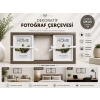 Pionny 3 Fotoğraflı Büyük Boy Çift Sürgülü Dekoratif Ahşap Çerçeve 13x18 cm – Koyu Kahve