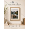 Pionny A4 Ahşap Çerçeve 21x29,7 cm (Açık Kahverengi - Beyaz)
