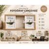Pionny 3 Fotoğraflı Büyük Boy Sürgülü Dekoratif Ahşap Çerçeve 13x18 cm – Açık Kahve Meşe