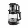 Emsan Glass Tea XL 2 in 1 Cam Çay Makinesi ve Kettle - Space Gray