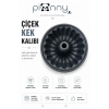 Pionny Granit Sık Dilimli Kek Kalıbı Siyah