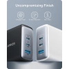 Anker 736 Nano II 100W Şarj Adaptörü ( 2 Usb-c + 1 Usb ) - Siyah