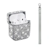 Apple Airpods Zore Airbag 45 Bilek Askı Aparatlı Simli Şeffaf Kılıf