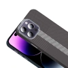 Apple iPhone 14 Pro Max Kılıf M-safe Şarj Özellikli Karbon Fiber Görünümlü Zore Gros Kapak