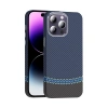 Apple iPhone 14 Pro Max Kılıf M-safe Şarj Özellikli Karbon Fiber Görünümlü Zore Gros Kapak