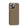 Apple iPhone 14 Pro Max Kılıf M-safe Şarj Özellikli Karbon Fiber Görünümlü Zore Gros Kapak