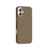 Apple iPhone 16 Kılıf M-safe Şarj Özellikli Karbon Fiber Görünümlü Zore Gros Kapak