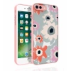 Apple iPhone 7 Plus Kılıf Desenli Kamera Korumalı Parlak Zore Nora Kapak