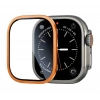 Apple Watch Ultra 49mm Zore ALM-01 Metal Çerçeveli Ekran Koruyucu