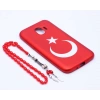 Galaxy J2 Pro 2018 Kılıf Zore Bayrak Silikon