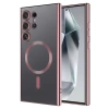 Galaxy S24 Ultra Kılıf Kamera Korumalı M-safe Wireless Şarj Özellikli Zore Demre Kapak