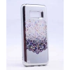 Galaxy S8 Plus Kılıf Zore Lazer Çiçekli Sıvılı Silikon