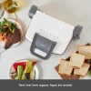 Karaca Swiss 4 Dilim Kapasiteli Izgara ve Tost Makinesi 1800W - Krem