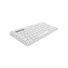 Logitech Pebble Keys 2 K380s Multi-Device Bluetooth Klavye - Beyaz