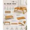 Pionny Katlanabilir Bambu Keyif Tepsisi