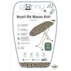 Pionny Keçeli Ütü Masası Kılıfı - 55x140 cm - Leopar