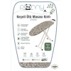 Pionny Keçeli Ütü Masası Kılıfı - 55x140 cm - Zeytin