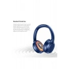 Rosstech Sounparty Rs-600 ANC Mikrofonlu Bluetooth 5.3 Kulaküstü Kulaklık Mavi