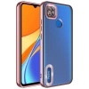 Xiaomi Redmi 9C Kılıf Kamera Korumalı Logo Gösteren Zore Omega Kapak