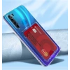 Xiaomi Redmi Note 8 Kılıf Kartlıklı Şeffaf Zore Setra Clear Silikon Kapak
