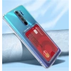 Xiaomi Redmi Note 8 Pro Kılıf Kartlıklı Şeffaf Zore Setra Clear Silikon Kapak