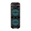Zore GD-2809 Dijital LED Göstergeli FM Radyolu Mikrofonlu RGB TWS Çift 8 inç Stereo Bass Kablosuz Karaoke Hoparlör