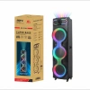 Zore GD-3126 Dijital LED Göstergeli Mikrofonlu RGB TWS Üçlü 10 inç Stereo Bass Kablosuz Karaoke Hoparlör