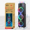 Zore GD-3126 Dijital LED Göstergeli Mikrofonlu RGB TWS Üçlü 10 inç Stereo Bass Kablosuz Karaoke Hoparlör
