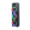 Zore GD-3126 Dijital LED Göstergeli Mikrofonlu RGB TWS Üçlü 10 inç Stereo Bass Kablosuz Karaoke Hoparlör