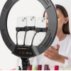 Zore LJJ22 RGB Light 56cm Işıklı Telefon Tutucu Ring Light