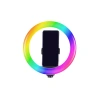 Zore MJ20 RGB Light 8 inç Işıklı Telefon Tutucu Ring Light