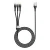 Zore ZR-43 3in1 USB-A to Lightning – Type-C – Micro Şarj ve Data Kablosu 20W 1.5M