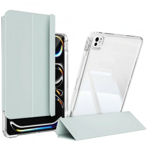 ​​Apple iPad Pro 13 2025 M5 Kılıf Magnetik Ayrılabilen Airbagli Zore Sliding Tablet Kılıfı