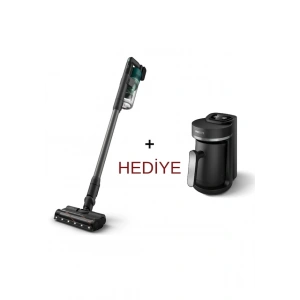 Philips XC6456/10 Dikey Şarjlı Süpürge + Philips HDA150/61 Kahve Makinesi
