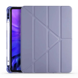 Apple iPad Air 10.9 2022 (5.Nesil) Kılıf Zore Tri Folding Kalem Bölmeli Standlı Kılıf