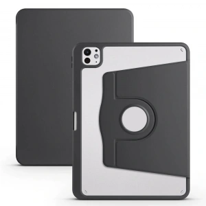 Apple iPad Pro 11 2025 M5 Kılıf Zore Termik Kalem Bölmeli Dönebilen Standlı Kılıf