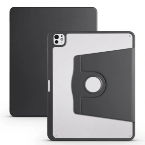 Apple iPad Pro 13 2025 M5 Kılıf Zore Termik Kalem Bölmeli Dönebilen Standlı Kılıf