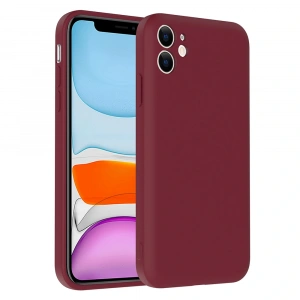 Apple iPhone 11 Kılıf Kamera Korumalı Kartlık Hazneli Zore Vitra Kapak