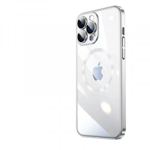 Apple iPhone 13 Pro Max Kılıf Wireless Şarj Özellikli Sert PC Zore Riksos M-safe Kapak